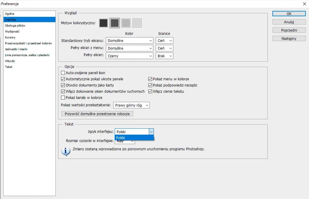 Jak zmienić język w Photoshopie? Poradnik krok po kroku